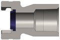 Dixon P4F3 THOR NIPPLE, 3/8" NPTF, STEEL       Body Material: STEEL Body Size: 1/2"
